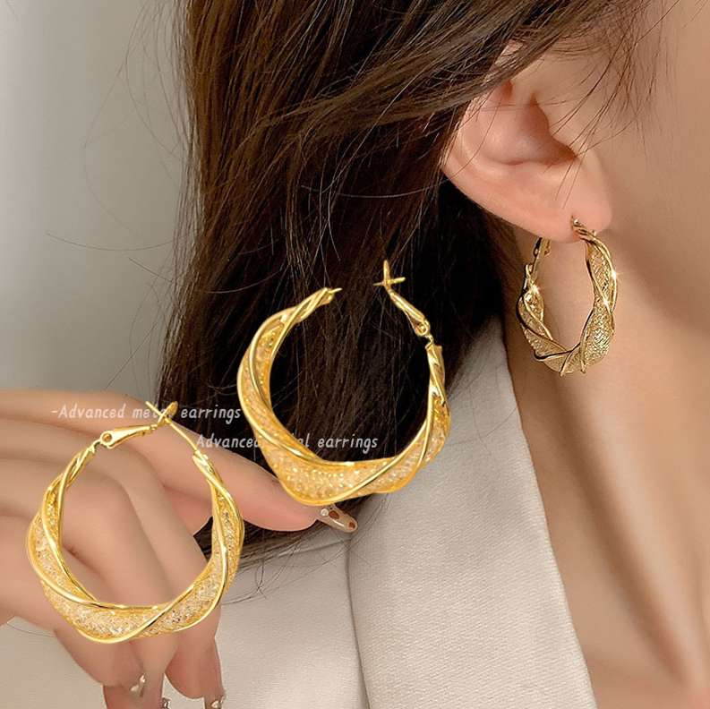  Lymphatic Fashion Oval Earrings,Lymphatic Activity